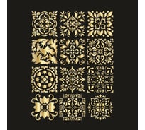 Пластиковый трафарет Luxart Template Евро узор 3 , 60х40 см, толщина 1,5-2 мм TR45P6040