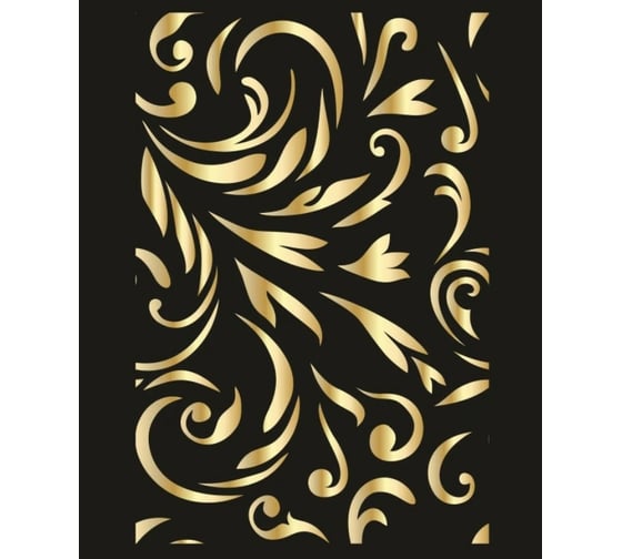 Пластиковый трафарет Luxart Template Вензель 1, 60х40 см, толщина 1,5-2 мм TR28P6040