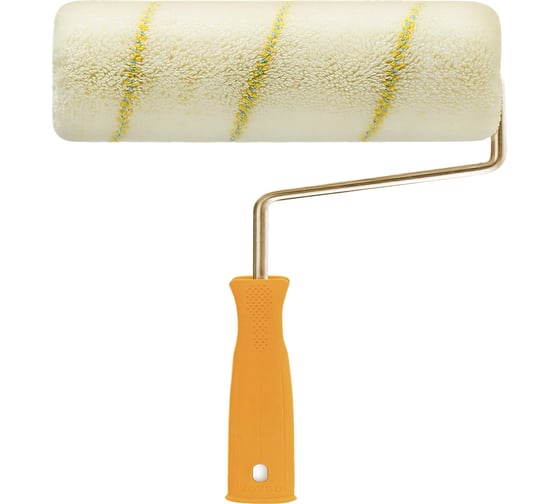 Валик малярный SAMGRUPP 200 мм, диаметр 50 мм, бюгель 8 мм PLASDEK с ручкой DEKOR DEK-1015 1