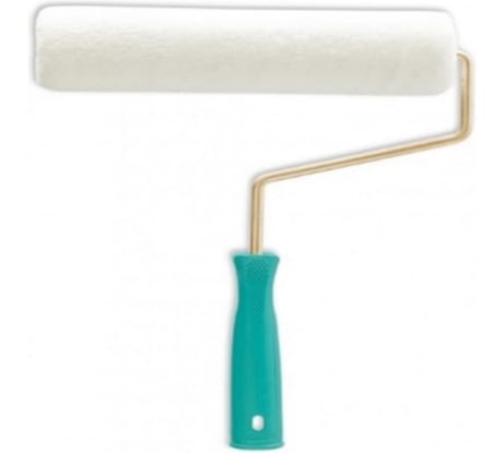 Валик малярный SAMGRUPP 200 мм, диаметр 70 мм, бюгель 8 мм велюровый с ручкой DEKOR DEK-1065