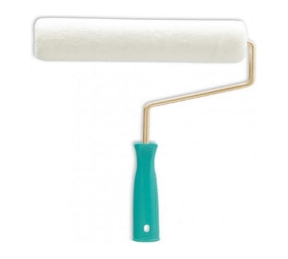 Валик малярный SAMGRUPP 200 мм, диаметр 70 мм, бюгель 8 мм велюровый с ручкой DEKOR DEK-1065 1