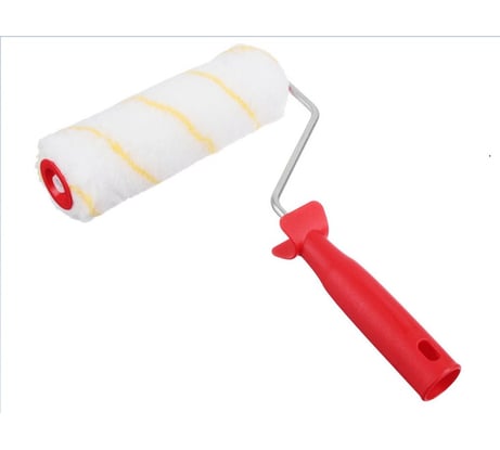 Валик малярный SAMGRUPP 200 мм с ручкой диаметр 40 мм, бюгель 8 мм, ворс 12 мм иск. мех DEFNE DEFN-009000200