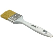 Кисть плоская Alvar 50мм с комб. натуральной щетиной, пластиковая ручка, белая (комплект из 12 штук) AL-BRL50_12