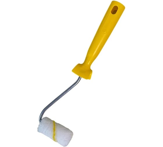 Мини-валик в сборе Accurate Эмали Микроволокно 110мм ворс 8мм 3шт наб3 33111014