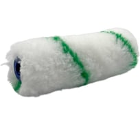 Валик малярный для красок Alvar 100х15мм, ворс 12 мм, белый-зеленый, 10 штук AL-V100WG_10