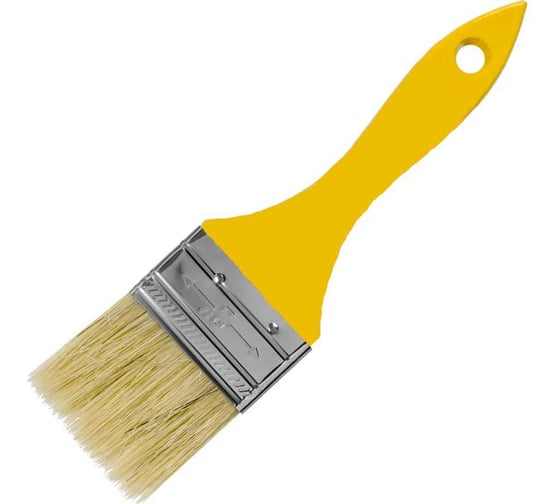 Кисть плоская Monolit 50 мм, натуральная щетина, деревянная ручка 2006