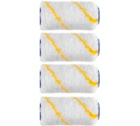 Валик Tulips Tools Tulips decor Yellow, полиакрил, 100 мм, ворс 9 мм, набор 4 шт NP10-129