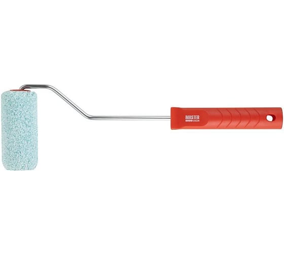 Ролик MASTER COLOR, ядро 28 мм, микрофибра Micromix, ворс 12 мм, ручка 35 см, 100 мм 30-1018