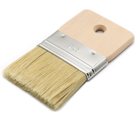 Мини-кисть Boldrini с натуральной желтой щетиной, 70 мм 98070