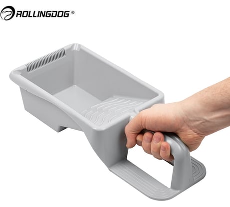 Ковш для краски Rollingdog с ручкой, ударопрочный полипропилен 20100