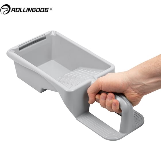 Ковш для краски Rollingdog с ручкой, ударопрочный полипропилен 20100