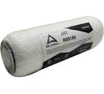 Валик DeltaRoll миди, белый микрофибра, премиум, ворс 9 мм, 180x48 мм, R09180