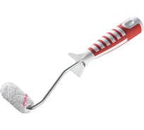 Валик для водных красок Акор, ролик-мини 60 мм, полиэстер 12 мм, кронштейн 6 мм, ручка двухкомпонентная, Профи 513 30 060