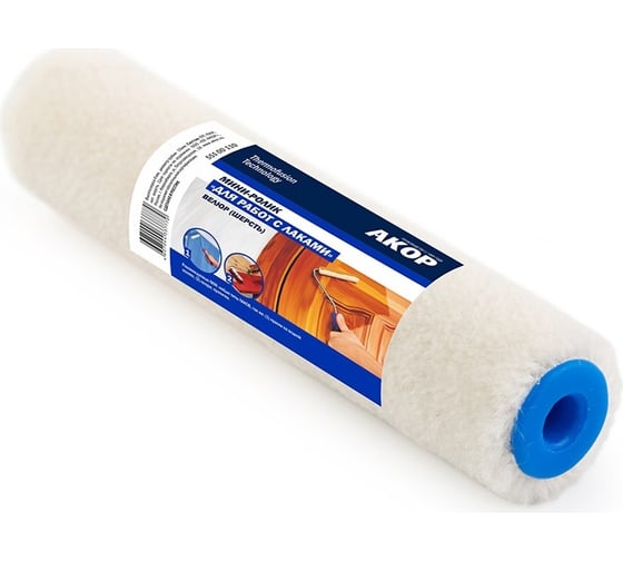 Мини-ролик АКОР Лаки - 150 мм, ворс 4 мм 4607044337787 1