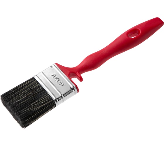 Кисть плоская Акор для водных красок, ширина 50 мм, толщина 15 мм, Мастер 173 15 050