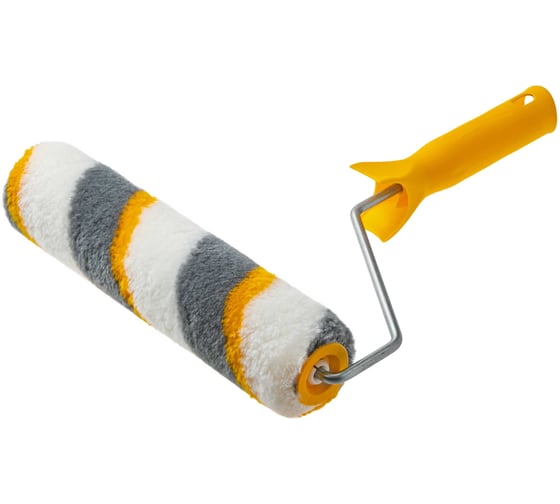 Валик для эмалей Акор, ролик-макси 250 мм, полиакрил 12 мм, кронштейн 6 мм, Эксперт 752 35 624 1