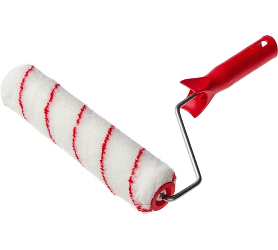 Валик для водных красок Акор, ролик-макси 250 мм, полиамид 12 мм, кронштейн 6 мм, Эксперт 771 35 624