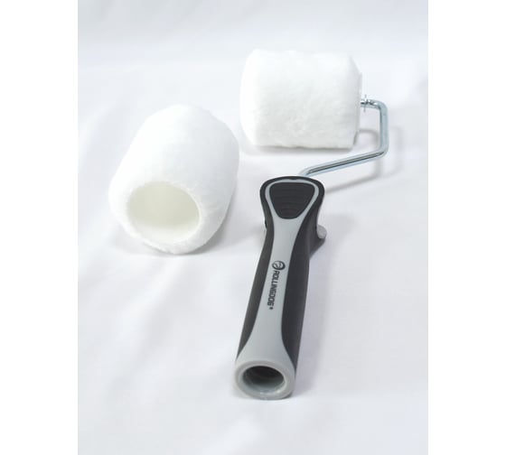Малярный мини-валик Rollingdog Smooth-Pro из полиэстера, 76 мм, ворс 9.5 мм, 2 шт. 00273
