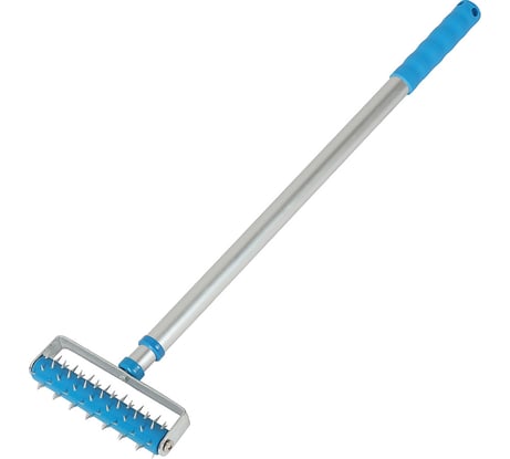 Игольчатый валик для гипсокартона на телескопическом стержне HARDY 15 см 0610-800015