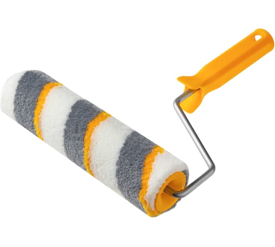 Валик Акор для эмалей, ролик-макси 250 мм, полиакрил 12 мм, кронштейн 8 мм, Мастер 752 48 824