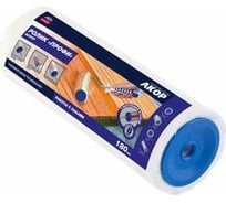 Ролик АКОР L180 мм, диаметр 8 мм, белый велюр 4607044331822