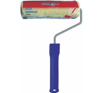 Валик Управдом полиакрил, зеленый, 180x40 мм, с ручкой, бюгель 6 мм 022271 4100003162