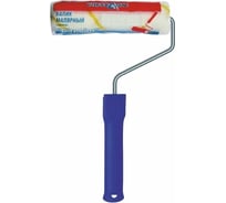 Валик Управдом полиамид, белый с желтой полосой, 240x40 мм, с ручкой 4100003187