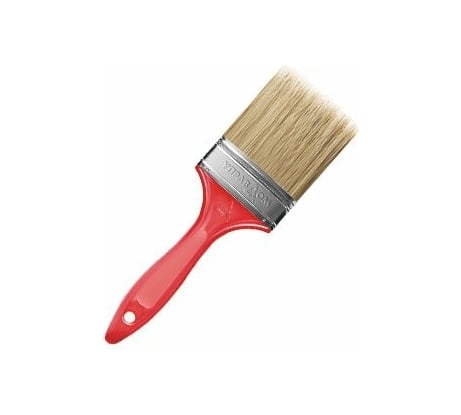 Плоская кисть Управдом "Varnish Aqua" 75 мм, искусственная щетина, пластиковая ручка 4100000574