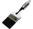 Кисть DECOR Black White для грунта 25x15мм, черная щетина, 2К ручка 840-025 11607148 1