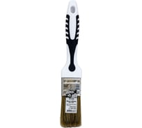 Кисть DECOR Black White для лака 35x15мм, темная щетина, 2К ручка 830-035 11607887