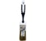 Кисть DECOR Black White для лака 35x15мм, темная щетина, 2К ручка 830-035 11607887 1