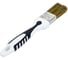 Кисть DECOR Black White для лака 35x15мм, темная щетина, 2К ручка 830-035 11607887 3