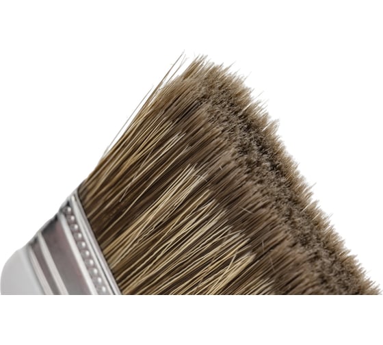 Кисть DECOR Black White для лака 100x15мм, темная щетина, 2К ручка 830-100 11607150