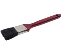 Плоская кисть Управдом 38 мм, черная натур. щетина, дер. удл. окрашенная ручка 4100003295