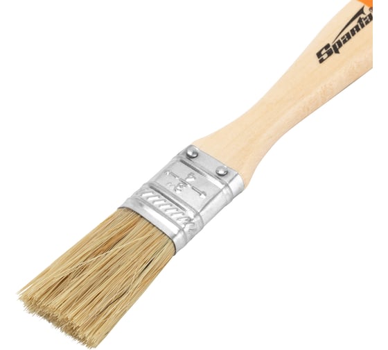 Плоская кисть Slimline 3/4 SPARTA натуральная щетина, деревянная ручка 824155