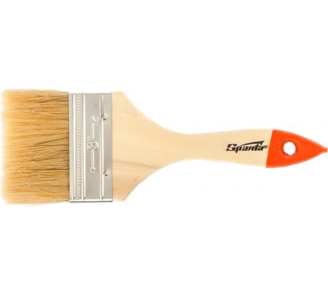 Плоская кисть Slimline 3 SPARTA  натуральная щетина, деревянная ручка// 824405