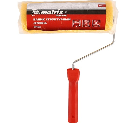 Поролоновый валик с ручкой СТРУКТУРНЫЙ, MTX MASTER, 80220