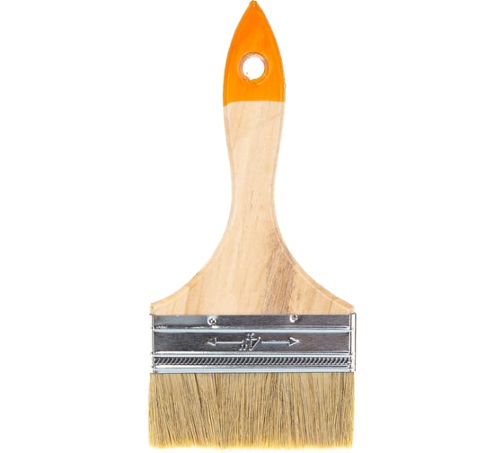 Плоская кисть Slimline 4 SPARTA натуральная щетина, деревянная ручка// 824455