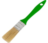 Плоская кисть Управдом "Lazur" 25мм, смешанная щетина, пластиковая ручка 4100000548