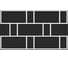 Пластиковый трафарет Luxart Template Кладка декоративная, 70х40 см, толщина 1,5-2мм. TR69P7040 1