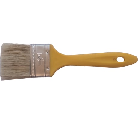 Плоская кисть 888 из смесовой щетины 1,0" 25мм пласт. ручка - Микс 0125510
