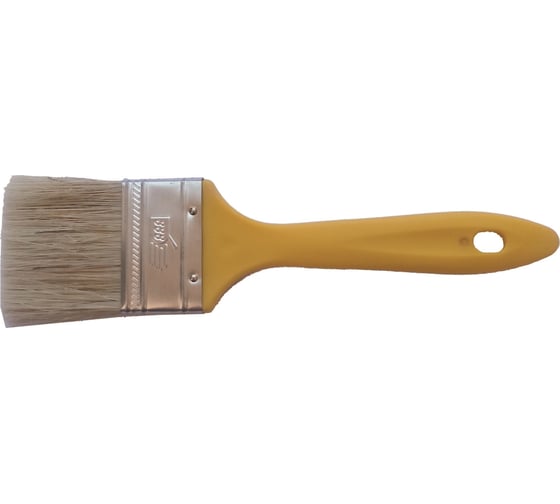 Плоская кисть 888 из смесовой щетины 1,0" 25мм пласт. ручка - Микс 0125510