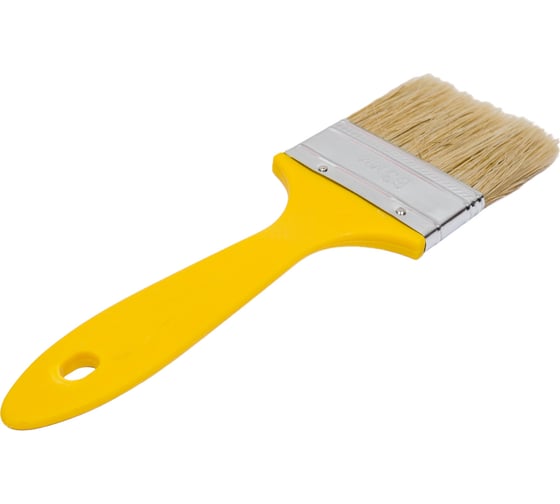 Плоская кисть 888 из смесовой щетины 2,5" 63мм пласт. ручка - Микс 0125540