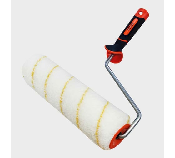 Валик с ручкой DECOR PROFI 2К, полиамид, 180мм, d-50мм, ворс 12мм 550-3180 11608159