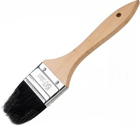 Кисть для красок и лаков на масляной основе Ocean Color натуральная щетина, 50 мм 720050