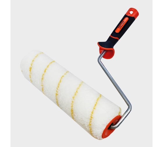 Валик DECOR 550-3250 profi с двухкомпонентной ручкой, полиамид, 250 мм, d 50 мм, ворс 12 мм 11608279