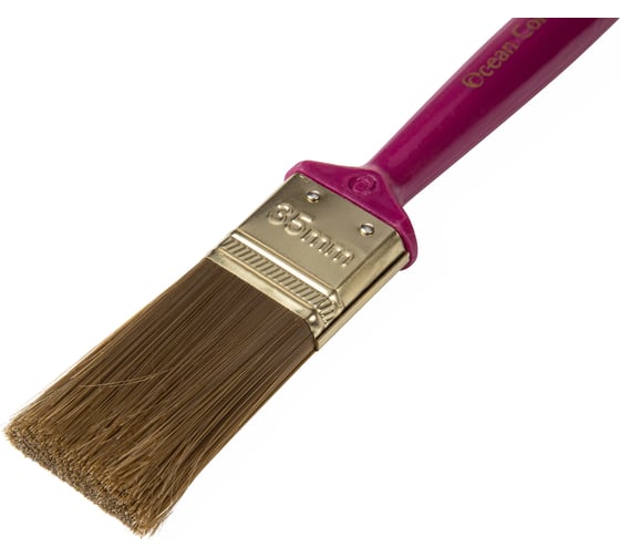 Кисть Ocean Color Professional 35 мм, натуральная щетина высокого качества 770035