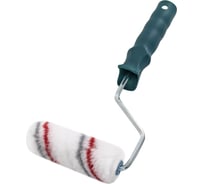 Малярный мини-валик РемоКолор "Мультиколор" с рукояткой, ось 6 мм, D 15 мм, 100 мм 06-1-626