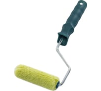 Малярный мини-валик РемоКолор "Синтэкс"с рукояткой, ось 6 мм, D 15 мм, 100 мм 06-1-526