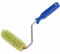 Валик-мини BOHRER зеленый, 100 мм, d15 мм, ворс 12 мм, с пластиковой рукояткой, бюгель 6 мм 89011110